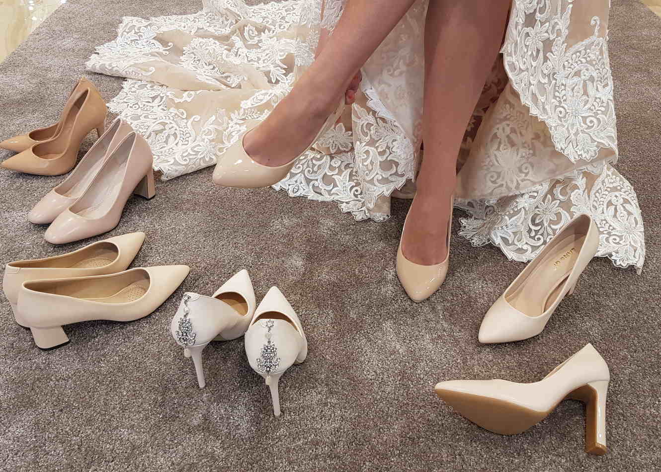фото красивая свадебная обувь